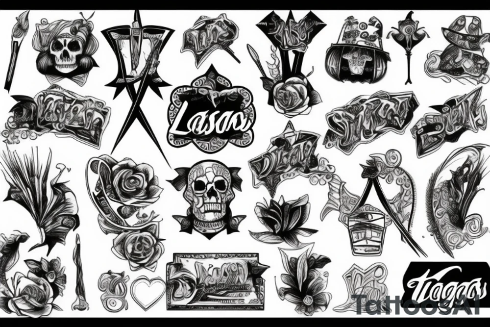 Las vegas death tattoo idea
