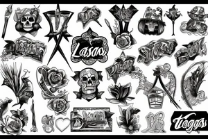 Las vegas death tattoo idea