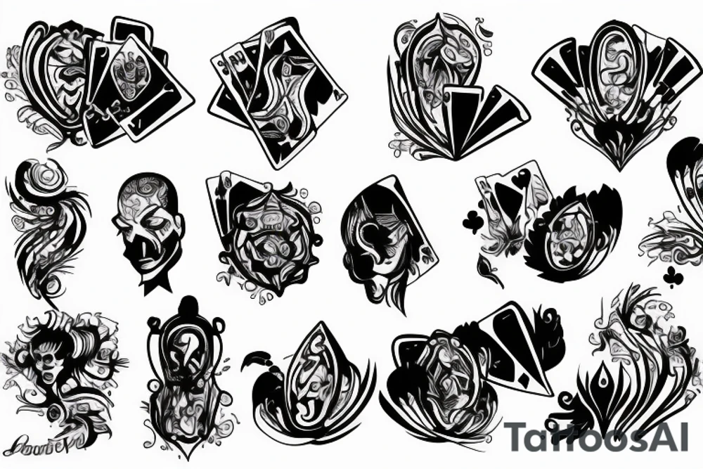 Casino miserable tattoo idea