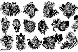Casino miserable tattoo idea