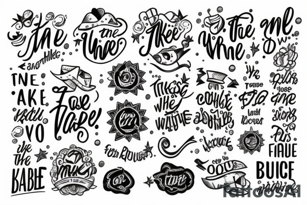 Take me where the bubbles are best tattoo idea