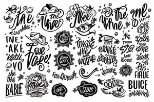 Take me where the bubbles are best tattoo idea