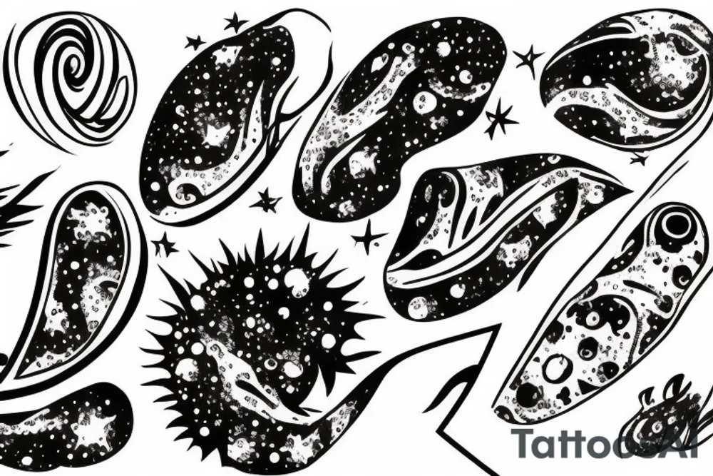 milky way galaxy tattoo idea