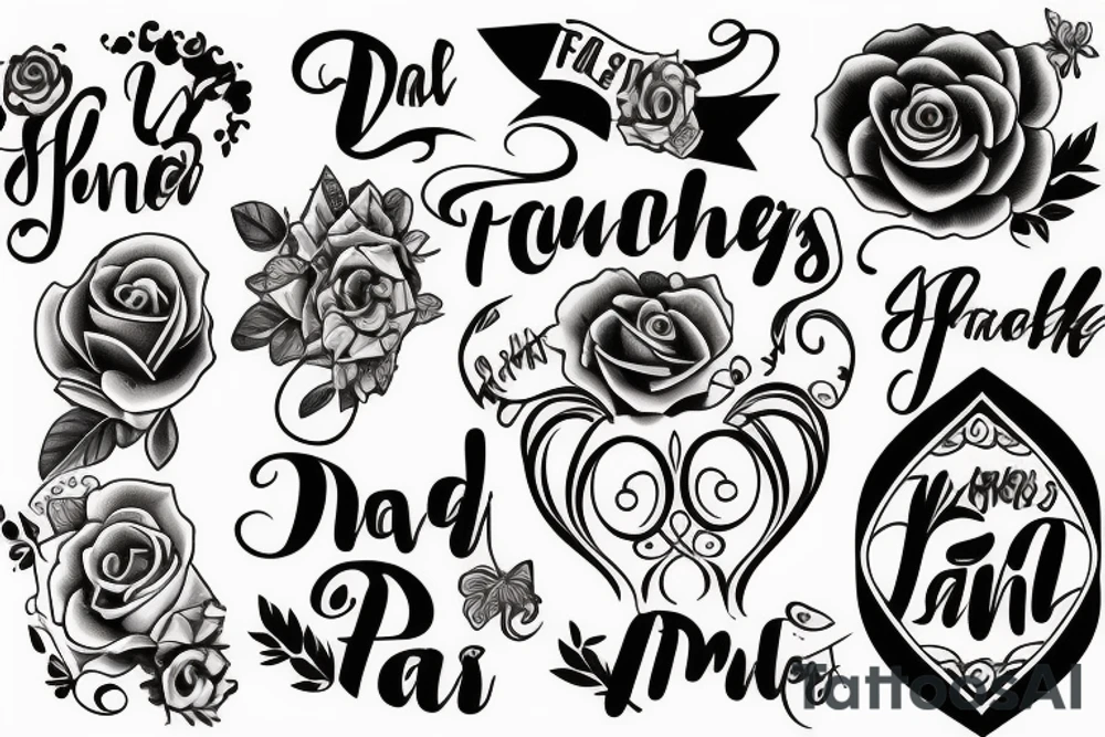 There daughters dad tattoo idea