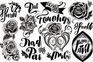 There daughters dad tattoo idea