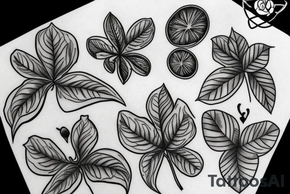 2004 in a leaf clover tattoo idea