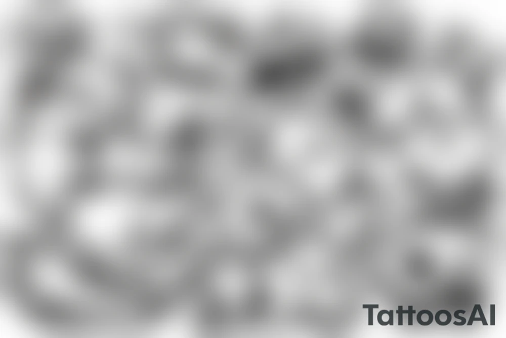 happy duck tattoo idea