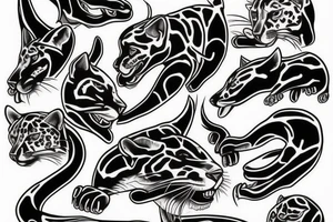 Jaguar tattoo idea