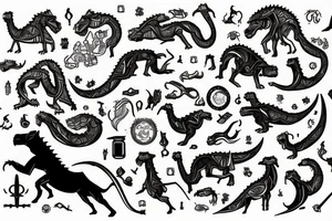Be a camel, become a lion, become a baby, slay a dragon tattoo idea