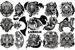 Be a camel, become a lion, become a baby tattoo idea