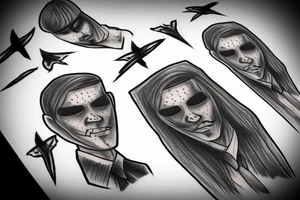 Slender man tattoo idea