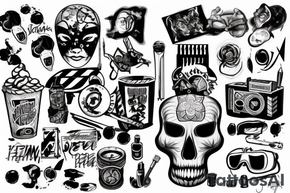 Film noire tattoo idea