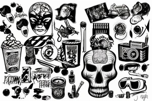 Film noire tattoo idea