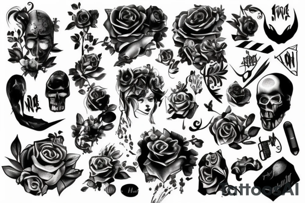 Film noire tattoo idea