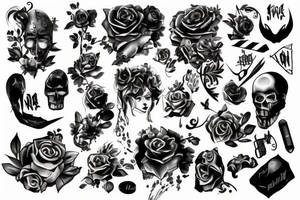 Film noire tattoo idea