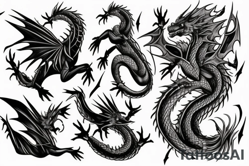 Dragon tattoo idea