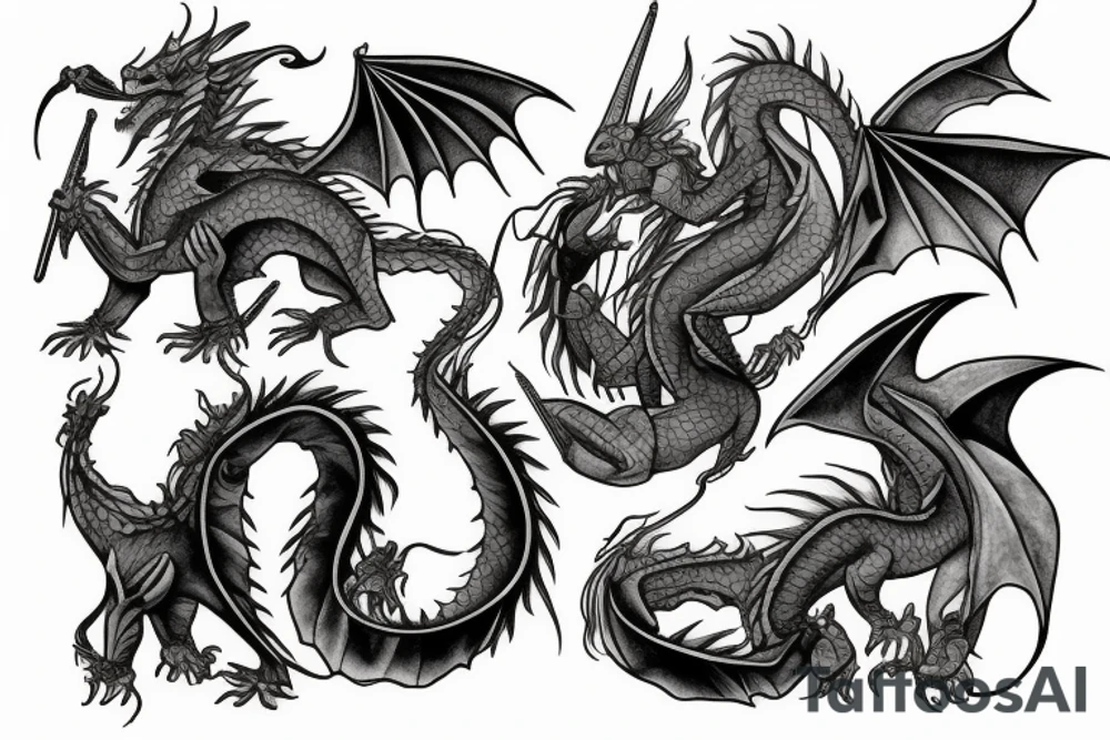 Dragon tattoo idea