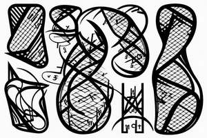 Mathematical formula for gradient descent in machine learning tattoo idea