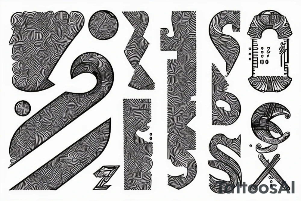 Mathematical formula for gradient descent in machine learning tattoo idea