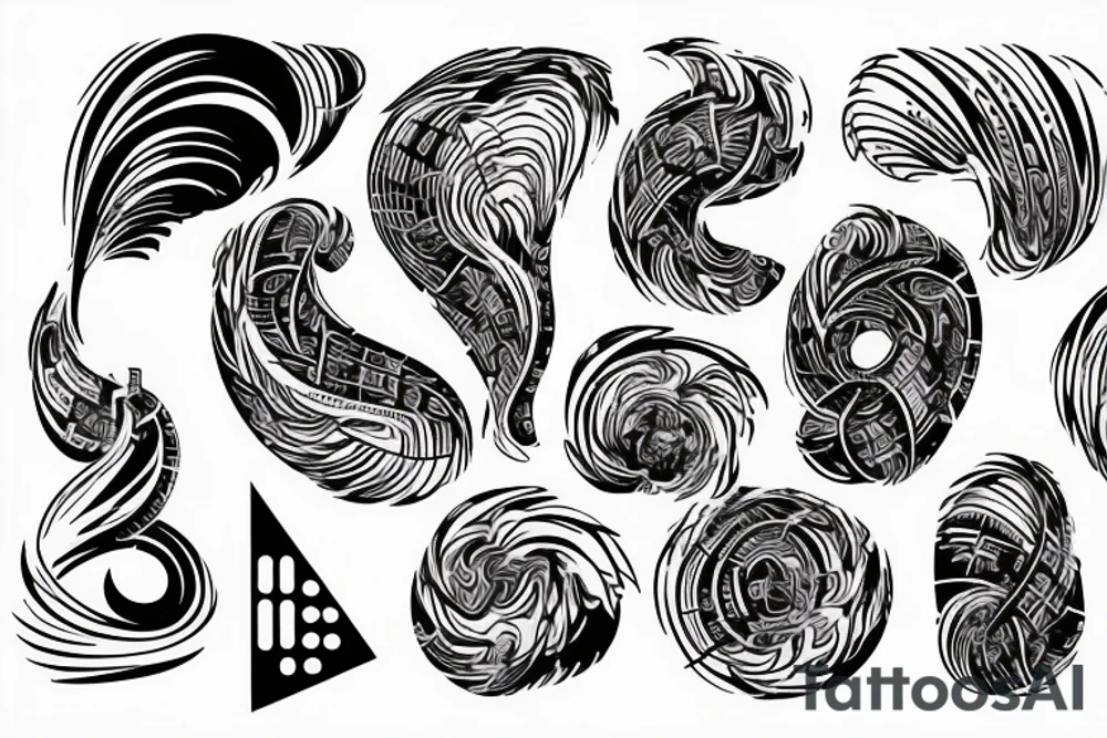 Mathematical formula for gradient descent in machine learning tattoo idea