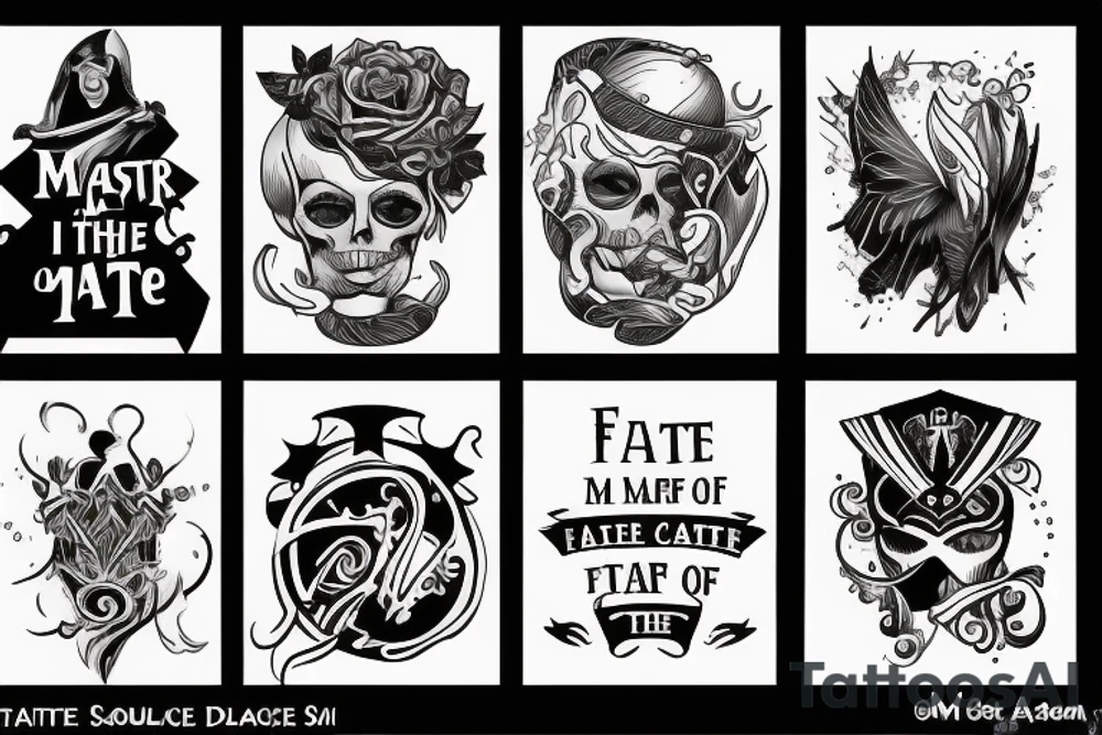 I am the master of my fate, I am the captain of my soul. tattoo idea