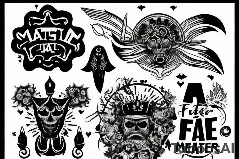 I am the master of my fate, I am the captain of my soul. tattoo idea