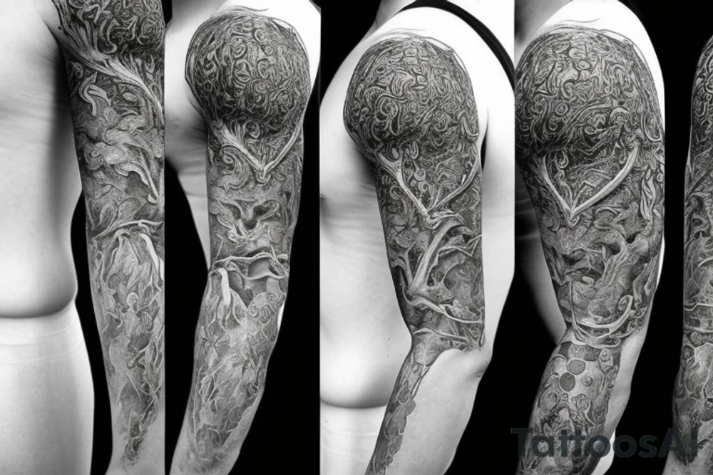 Time is eternal. Nature. Crowned king tattoo idea