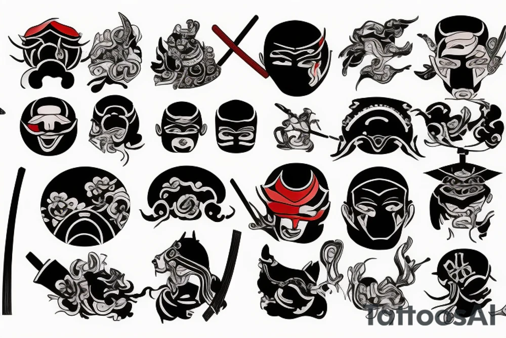 Samurai tattoo idea
