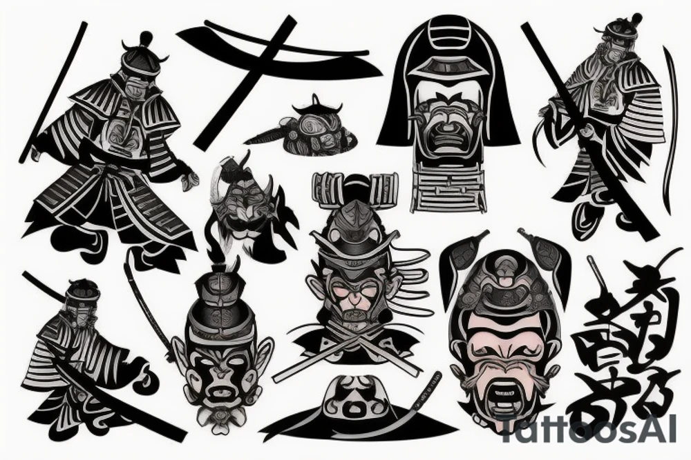 Samurai tattoo idea