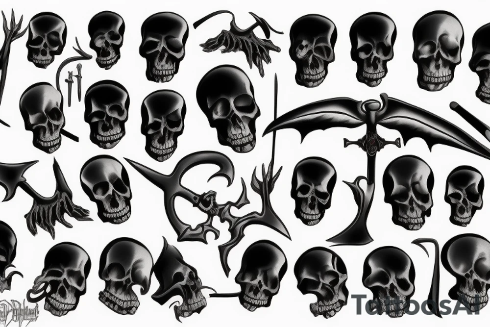 Grim reaper tattoo idea