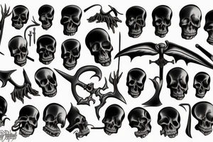 Grim reaper tattoo idea