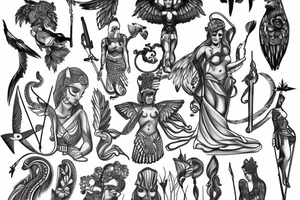 Athena tattoo idea