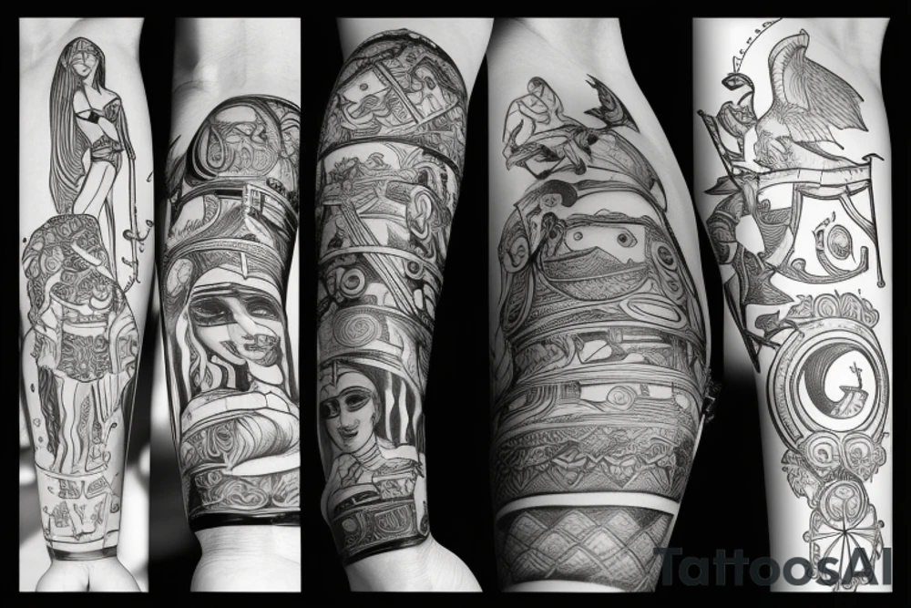 Athena tattoo idea