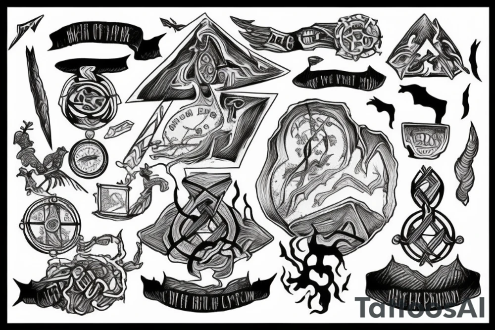 Norse poem time destination tattoo idea