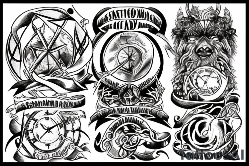 Norse poem time destination tattoo idea