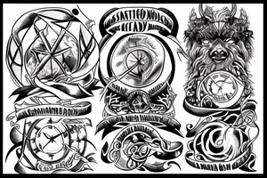 Norse poem time destination tattoo idea