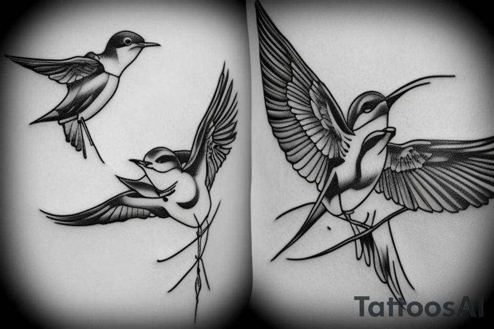 Swallow tattoo idea