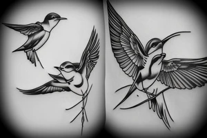 Swallow tattoo idea