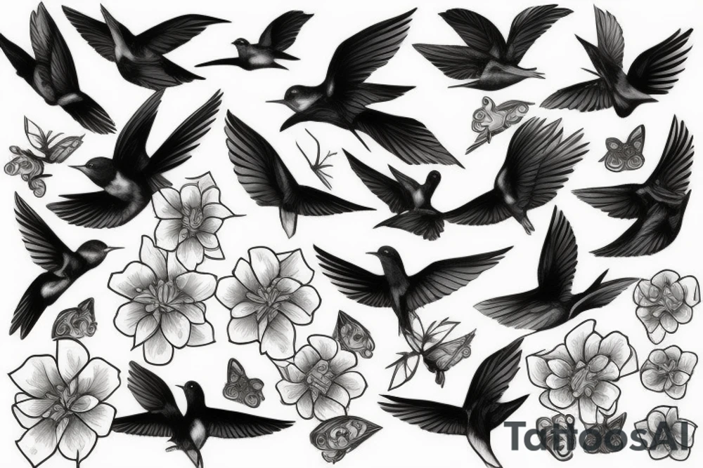 Swallow tattoo idea