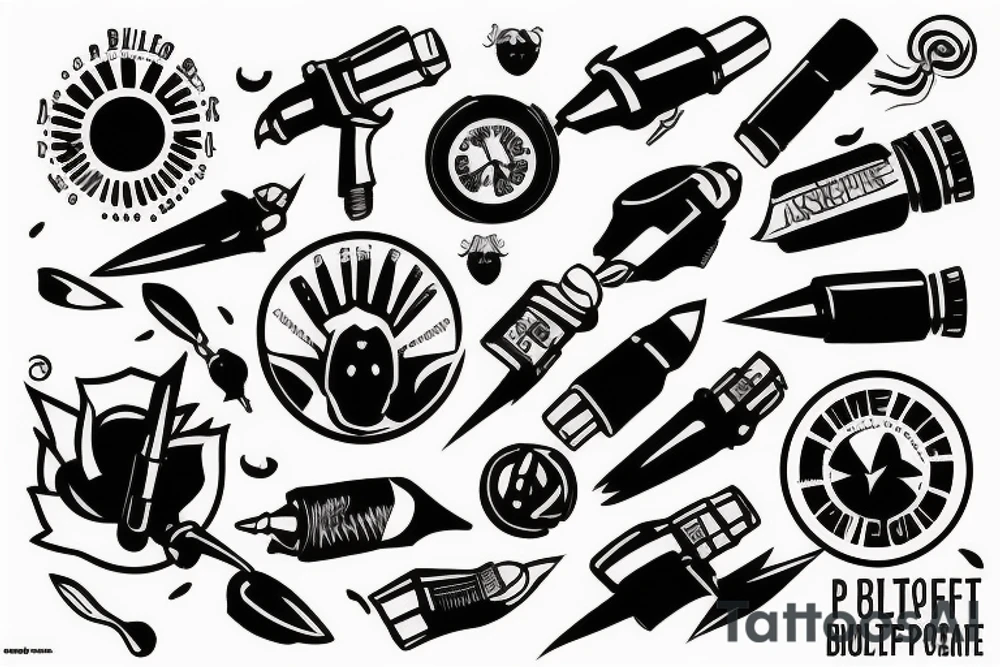 bullet proof tattoo idea