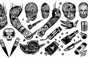 bullet proof tattoo idea