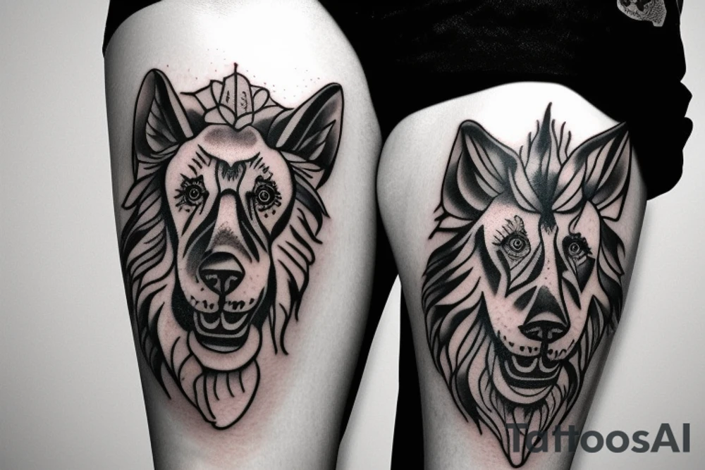 German Shepard 
Rose
Jesus
Lion tattoo idea