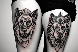 German Shepard 
Rose
Jesus
Lion tattoo idea