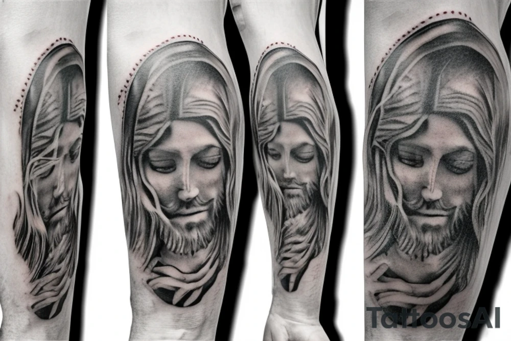 Jesus 
Rose tattoo idea