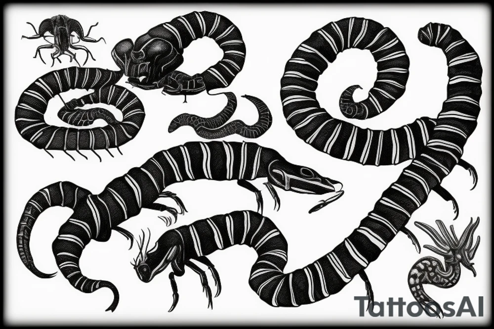 centipede tattoo idea