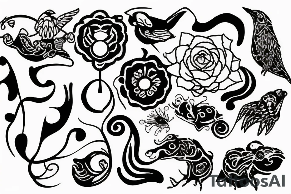 Open mindedness free roaming matriarch tattoo idea