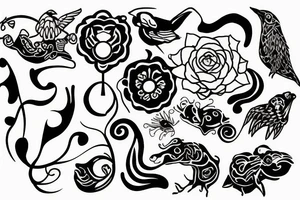Open mindedness free roaming matriarch tattoo idea