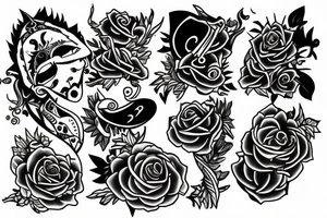 Big bro and lil sisters tattoo idea