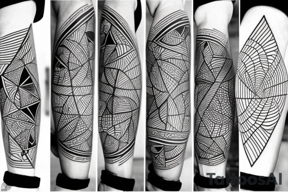 Geometric tattoo idea