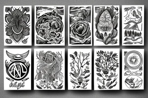 Nature and travel tattoo idea